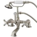 Restorers Vintage CC209TX 7 Inch Deck Clawfoot Tub Faucet & Showerimage