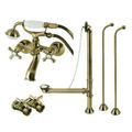 Restorers Vintage CCK265X Wall Mount Clawfoot Tub Faucet Packageimage
