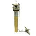 Restorers Vintage Chain & Plug Pull Out Bathroom Drain & Overflowimage