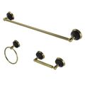Restorers Water Onyx BAK911248 3-Piece Bathroom Accessory Setimage