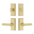 View 1 for Grandeur Carre Concealed Screw Entry Set - Carre Lever