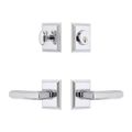View 1 for Grandeur Carre Square Concealed Screw Entry Set - Carre Lever