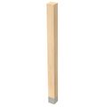 Designs of Distinction 3 x 42 1/4 Square Column - Brushed Aluminumimage