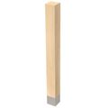 Designs of Distinction 4 x 42 1/4 Square Column - Brushed Aluminumimage