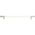 View 1 for Atlas Homewares Zanzibar White Leather Cabinet Pull