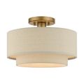 Livex Lighting Bellingham Small Semi Flush Ceiling Lightimage