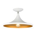 View 1 for Livex Lighting Waldorf Semi Flush Ceiling Light