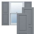 True Fit PVC Ocean Swell Two Equal Raised Panel Fixed Shuttersimage