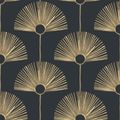 View 1 for Mitchell Black Deco Fan Black Gold Wallpaper