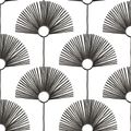 View 1 for Mitchell Black Deco Fan Calligraphy Black Wallpaper