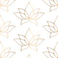 View 1 for Mitchell Black Lotus Golden Taupe Wallpaper