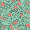 View 1 for Mitchell Black Orange Grove Mint & Coral Wallpaper