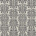 View 1 for Mitchell Black Palm Leaves Cashmere Wallpaper