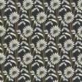 View 1 for Mitchell Black Woodland Bloom Soot Black Wallpaper