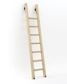 Putnam Clear Coat Pine Stationary Loft Ladderimage