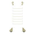 View 1 for Putnam Embossed Wheel 20 Inch Hook Library Ladder Hardware Kit