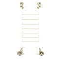 Putnam Open Wheel 20 Inch Double Roller Library Ladder Hardware Kitimage