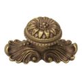 View 1 for Carpe Diem Acanthus Large Flared Foot Cabinet Knob & Medium Backplate