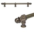 View 1 for Carpe Diem Acanthus Romanesque Smooth Cabinet Pull - Center Brace