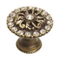View 1 for Carpe Diem Cache Round Knob - Clear Swarovski Crystals