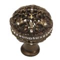 View 1 for Carpe Diem Juliane Grace Large Round Knob with Clear Swarovski Crystal