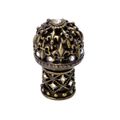 View 1 for Carpe Diem Versailles Small Dome Ornate Foot Knob with Clear Swarovski