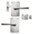 View 1 for Forever Hardware Stainless Bronze Case Gate Latch Set with Stop