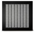 View 1 for Architectural Grille Chevron Perforated Grille Cabinet Panel Insert