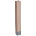 View 1 for Designs of Distinction 5 x 42 1/4 Square Column - Brushed Aluminum Sleeve