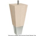 View 1 for Designs of Distinction 6 Inch Square Tapered Foot - Chrome Slipper Cup