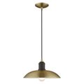 View 1 for Livex Lighting 12 1/2 Inch Metal Shade Mini Pendant Light