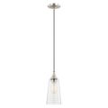 View 1 for Livex Lighting 40637 Hand Blown Art Glass Mini Pendant - Clear Glass