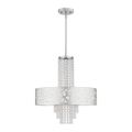 Livex Lighting Allendale 4-Light Chrome Pendant Chandelierimage