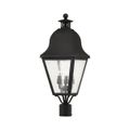 View 1 for Livex Lighting Amwell 3-Light Large Outdoor Post Top Lantern