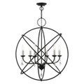 View 1 for Livex Lighting Aria 6-Light Globe Pendant Chandelier