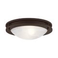 View 1 for Livex Lighting Ariel 2-Light Flush Mount Ceiling Light