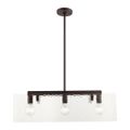 View 1 for Livex Lighting Ashcroft 3-Light Linear Chandelier