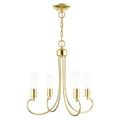 View 1 for Livex Lighting Bari 4-Light Small Chandelier