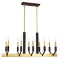 View 1 for Livex Lighting Beckett 10-Light Linear Chandelier