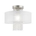 Livex Lighting Bella Vista 1-Light Medium Semi-Flush Ceiling Lightimage