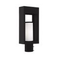 View 1 for Livex Lighting Bleecker 1-Light Outdoor Medium Post Top Lantern