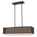 Livex Lighting Braddock 3-Light Linear Chandelierimage