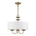 View 1 for Livex Lighting Brookdale 3-Light Pendant Chandelier