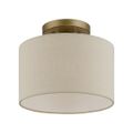 Livex Lighting Burnett 1-Light Small Semi-Flush Ceiling Lightimage