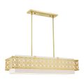 View 1 for Livex Lighting Calinda 6-Light Linear Chandelier