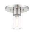 Livex Lighting Carson 1-Light Flush Mount Ceiling Lightimage