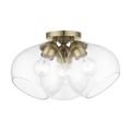 View 1 for Livex Lighting Catania 3-Light Semi-Flush Ceiling Light