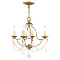 View 1 for Livex Lighting Chesterfield 4-Light Chandelier