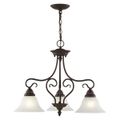 View 1 for Livex Lighting Coronado 3-Light Chandelier / Semi-Flush Ceiling Light