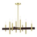 View 1 for Livex Lighting Denmark 8-Light Medium Chandelier